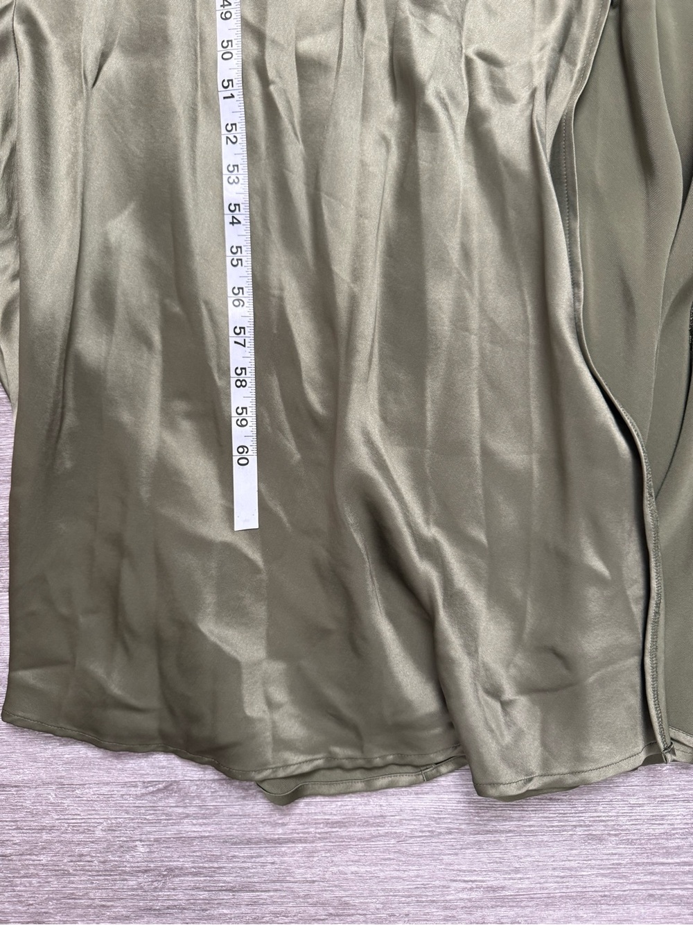 SAU LEE Priscilla Gown US 8 Olive Green Satin Crystal Evening Dress NWT - Picture 4 of 8